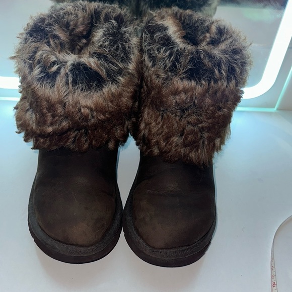 UGG Other - Chocolate Leather girls Ugg boots